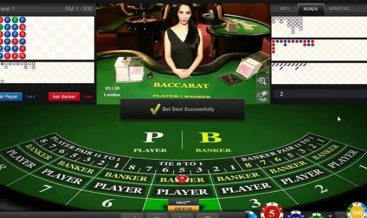 Trò Chơi Baccarat Tại BET168VN: Bí Quyết Chinh Phục Game Bài Đỉnh Cao 2 Giao diện chơi Baccarat Tại BET168VN
